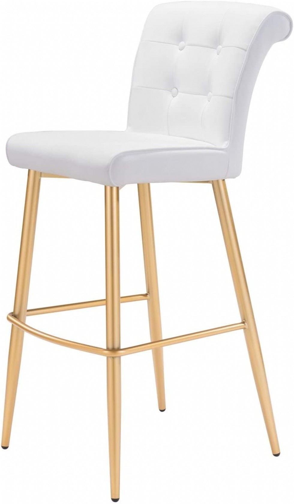 Altın Renk Amerikan Bar Sandalyesi Uzun Yüksek Ayaklı Modern Tasarım