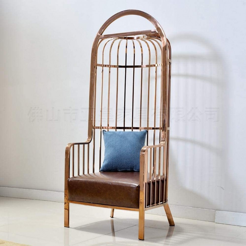 Kafes Berjer Sandalye Metal Modern Dekoratif