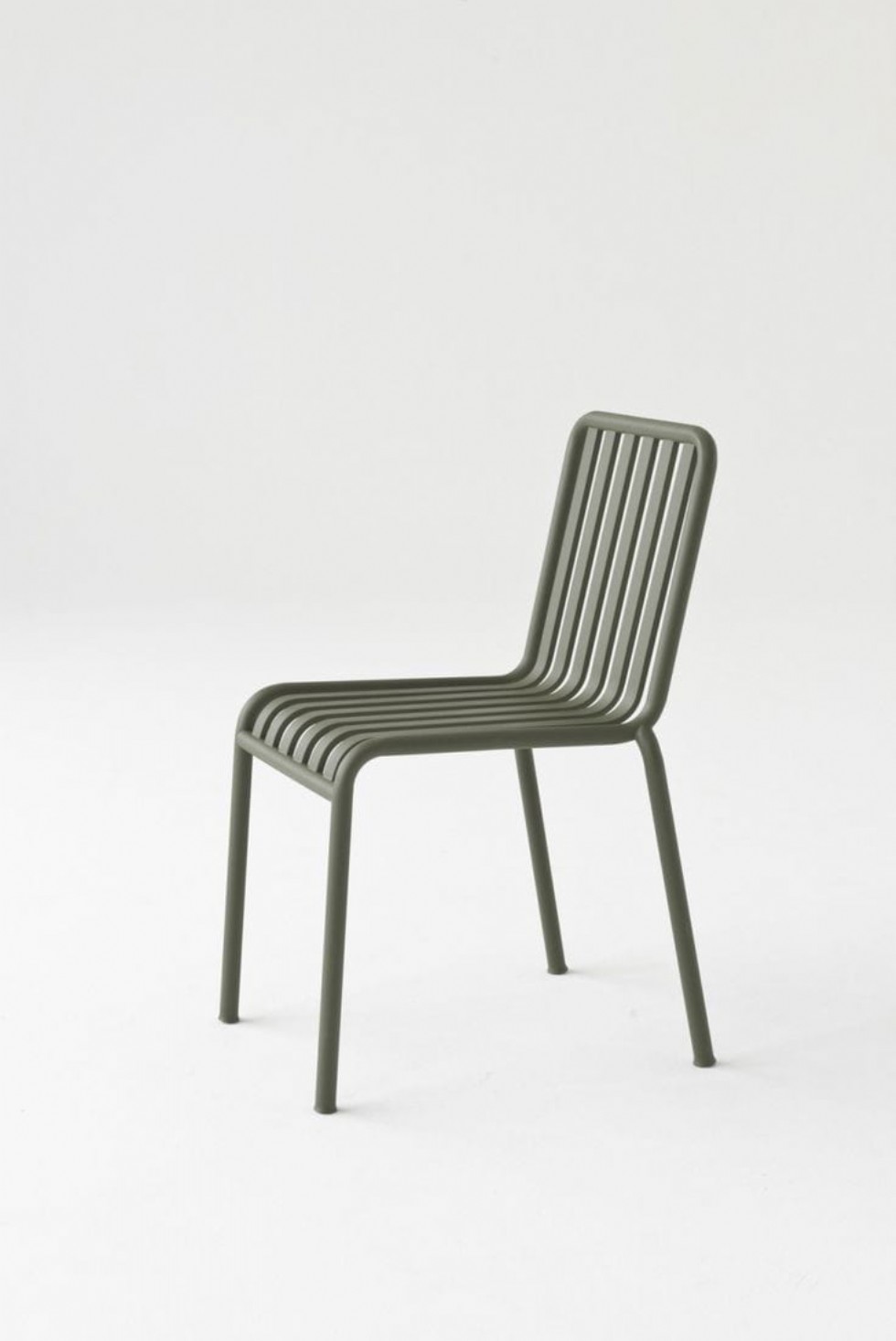 Kodu: 18991 - Demir Sandalye Kolçaksız Mindersiz Yeşil Renk Metal Sandalye
