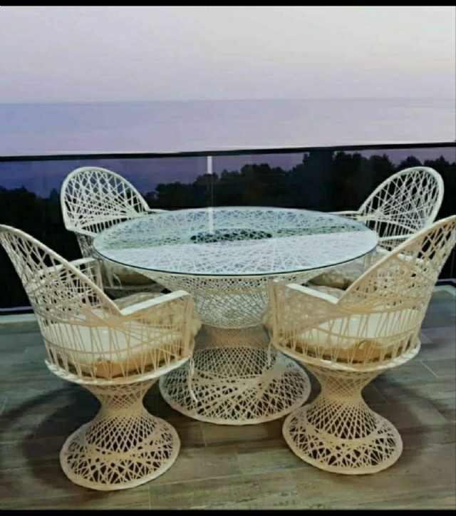 Fıberglass Bahçe Balkon Takımı