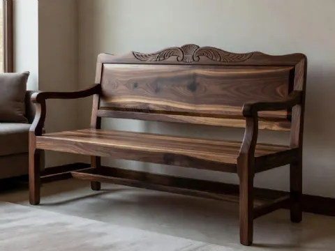 Ceviz Ahşap Sedir Modeli
