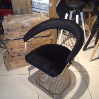 Metal Kafes Sandalye Dekoratif Tasarım
